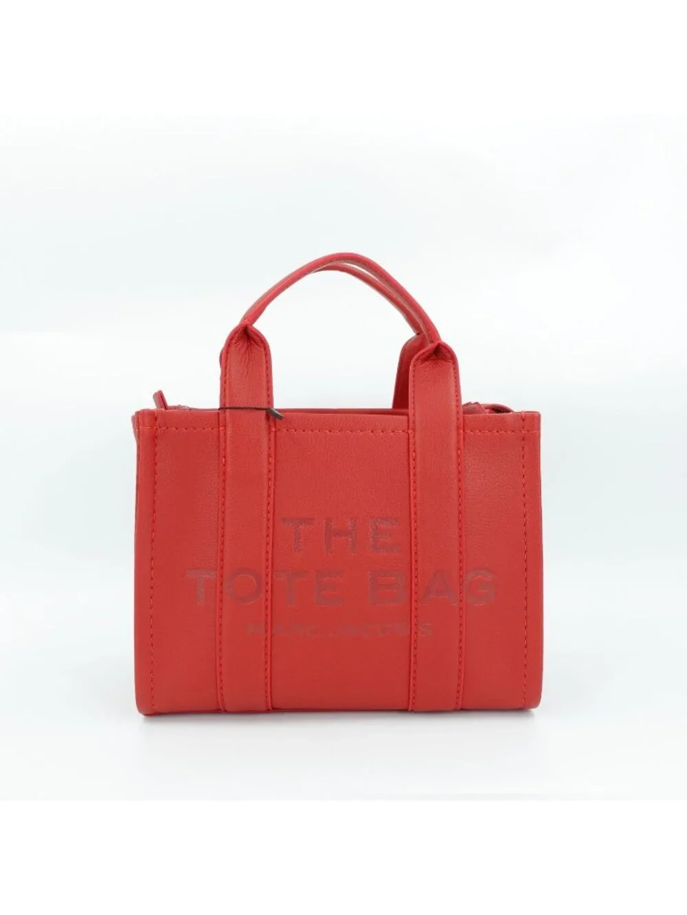 Marc Jacobs Women's The Small Tote Leather Bag Red OS